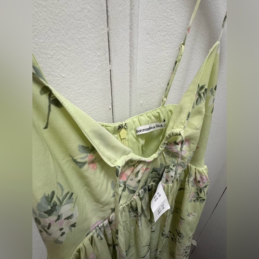 NWT Strappy Flirty Mini Dress Abercrombie - flowy floral baby doll dress small - Picture 8 of 10